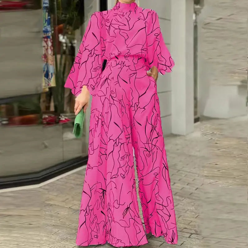 Elegant Striped New Print Jumpsuit For Women ShowbizMart