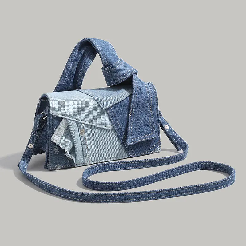 Simple Denim Fabric High-end Feel Versatile Fashion Crossbody Bag For Women