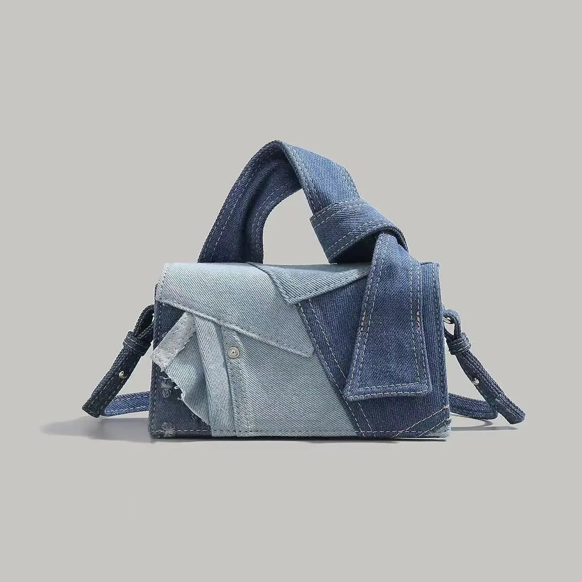 Simple Denim Fabric High-end Feel Versatile Fashion Crossbody Bag For Women