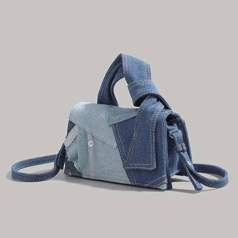 Simple Denim Fabric High-end Feel Versatile Fashion Crossbody Bag For Women