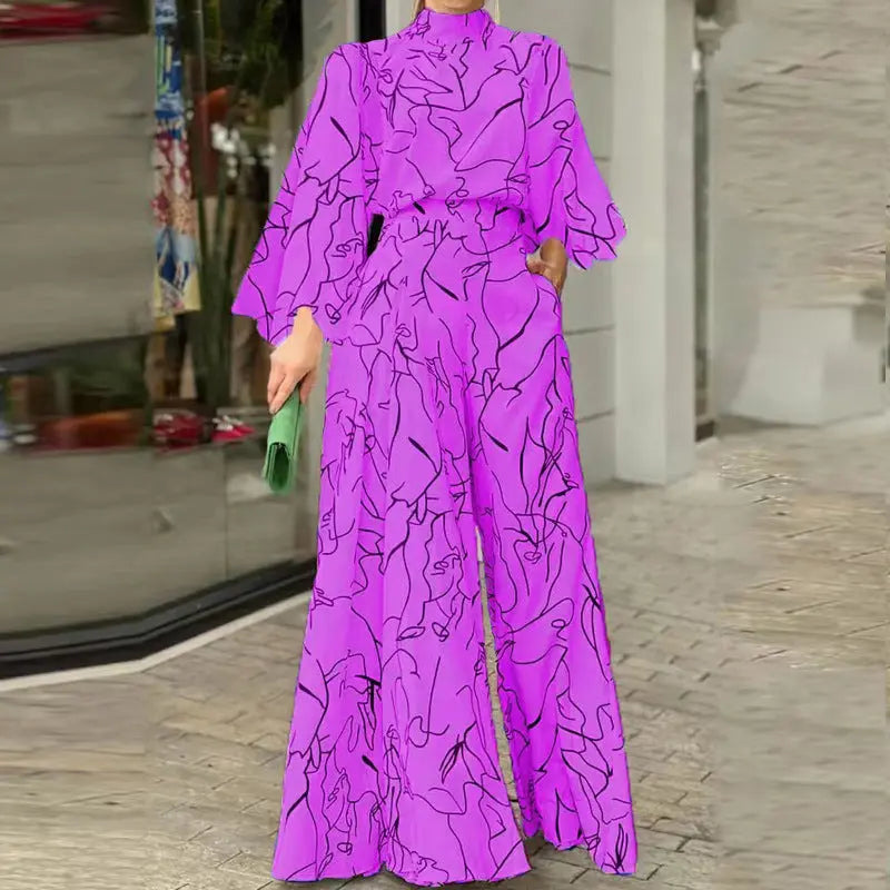 Elegant Striped New Print Jumpsuit For Women ShowbizMart