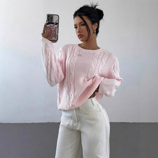 Casual Loose Sweaters Top For Women ShowbizMart