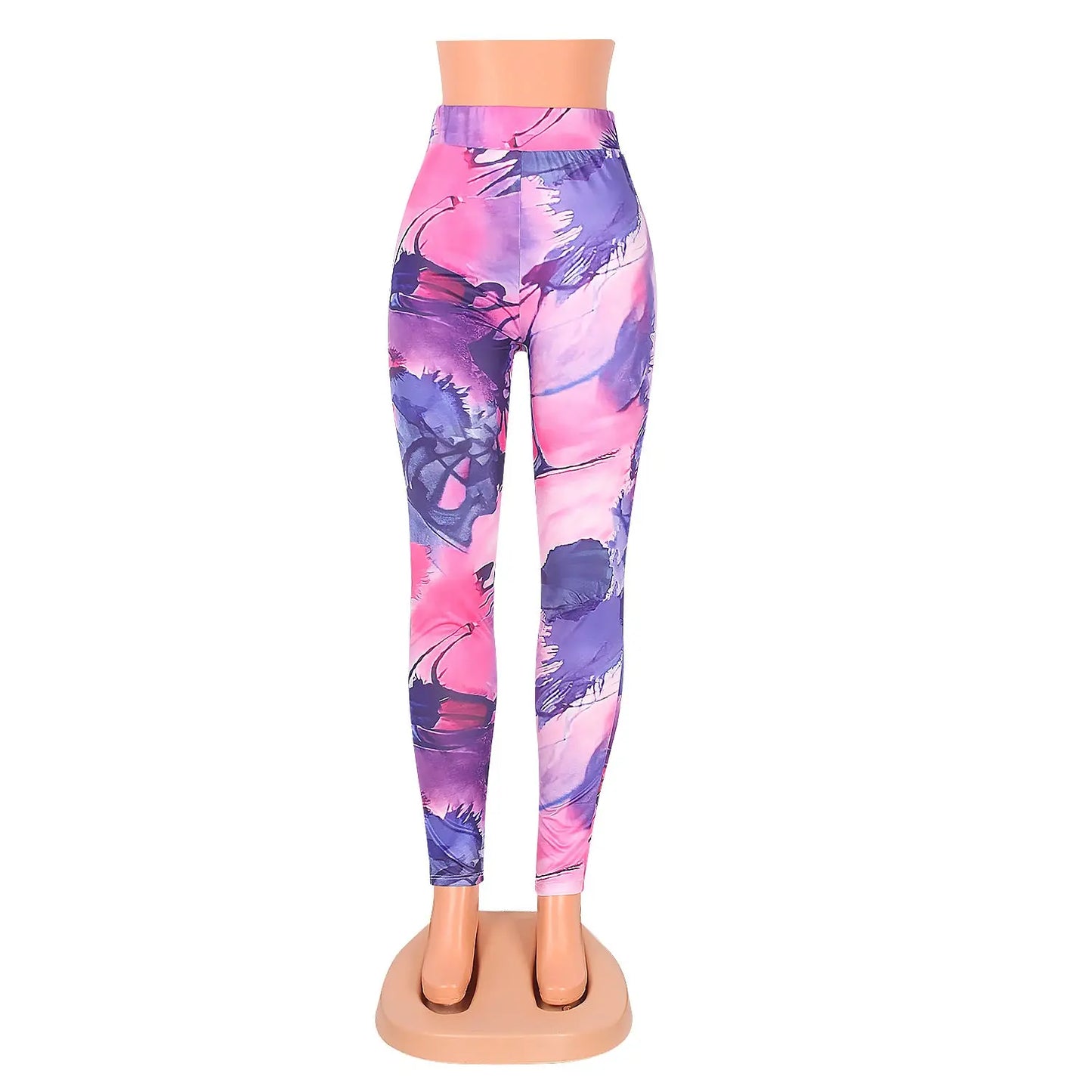 Fashion Casual Printed Skinny Women Pants Pencil Pants WshowbizMart