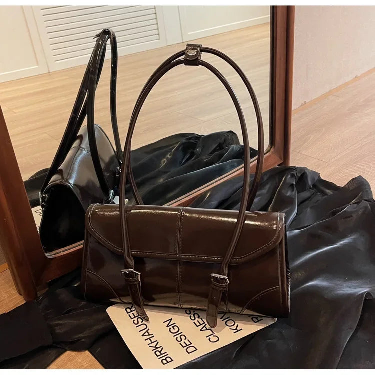 Désirée Burgundy Shoulder Bag