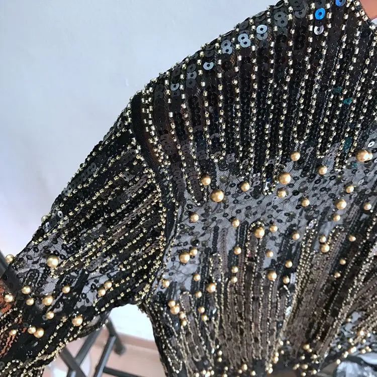 Fashion Bottoming Shirt Sequined Top For Women ShowbizMart