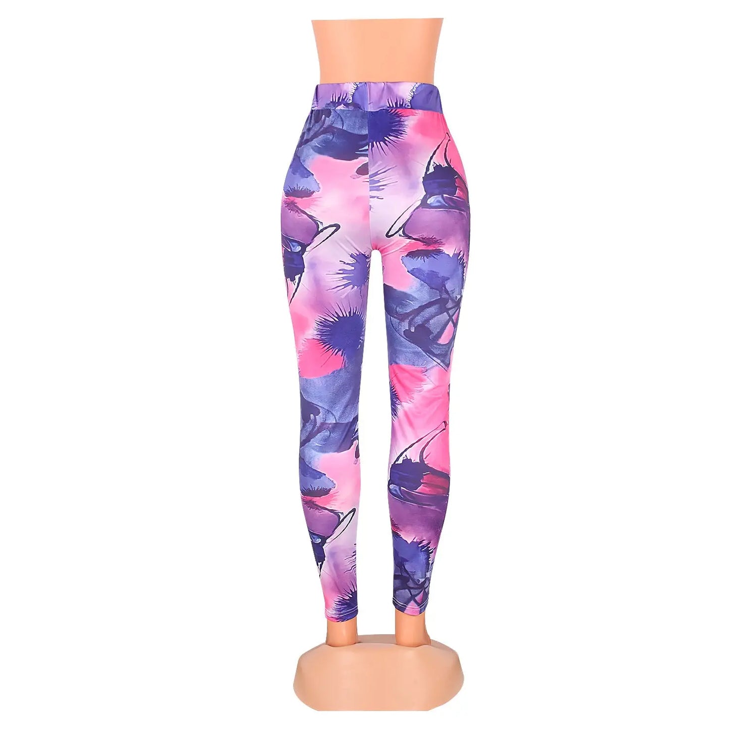 Fashion Casual Printed Skinny Women Pants Pencil Pants WshowbizMart